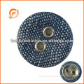 new fashion design fabric hole buttons for garment